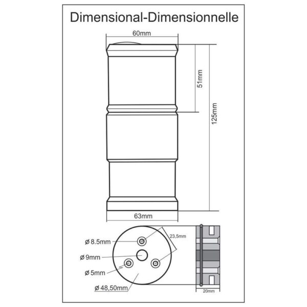 Luz Strobo e Navegação LED 5 Em 1 Optolamp Sw Amazonia Mirim 4 Plus Preta - Imagem 3