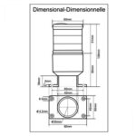 Luz Strobo Para Veleiros 4 Em 1 LED Optolamp Sirius Lx Plus Preta - Imagem 4