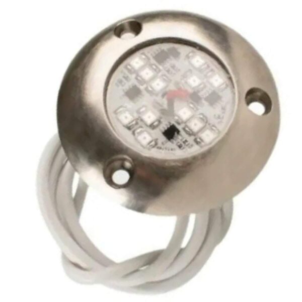 Luz Subaquática Náutica Bronze LED AZUL 15w - Imagem 2