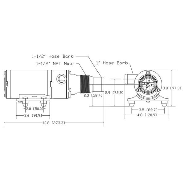 Macerador Shurflo 13 Gpm 12V 3200-0000 - Imagem 4