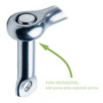 Manilha Reta Inox 5mm Pino Imperdível - Imagem 4