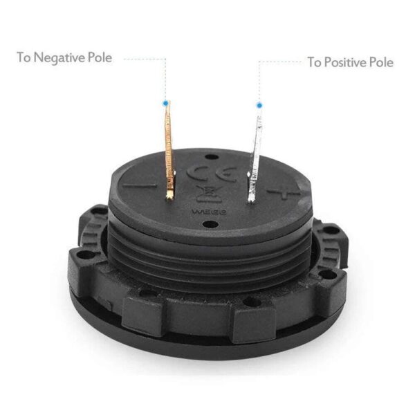 Mini Voltímetro Náutico 12-24V LED - Imagem 7