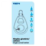 Moitão Nautos 92074HP Organic 57mm Giratório Catraca Supergrip - Imagem 3