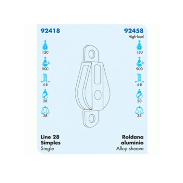 Moitão Nautos 92418 28mm Encosto - Imagem 4