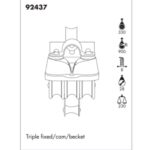 Moitão Nautos 92437 28mm Triplo Fixo Mordedor Saída - Imagem 5