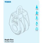 Moitão Nautos 92804 Offshore 57mm Duplo Fixo - Imagem 3