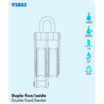 Moitão Nautos 92805 Offshore 57mm Duplo Fixo Saída - Imagem 2