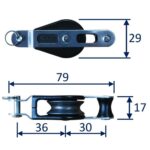Moitão Nautos Ht4380F-HL 28mm Fixo Alumínio Saída - Imagem 4