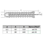 Mola Amortecedora Atracação Barcos até 33 pés - Imagem 3