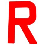 Numeral Letra R Digital Velas 30,5cm Vermelho Laser - Imagem 3