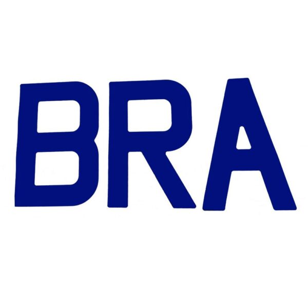 Numeral Letra R Velas 23,5cm Azul Optimist - Imagem 2