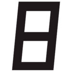 Numeral Para Velas Optimist Preto - Imagem 3