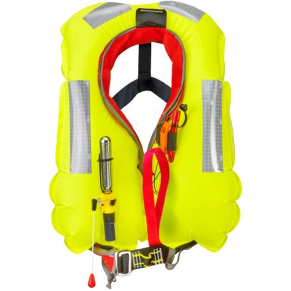 Colete Inflável Plastimo Pilot 165 Vermelho Automático Com Arnés - Imagem 2