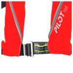 Colete Inflável Plastimo Pilot 165 Vermelho Automático Com Arnés - Imagem 4