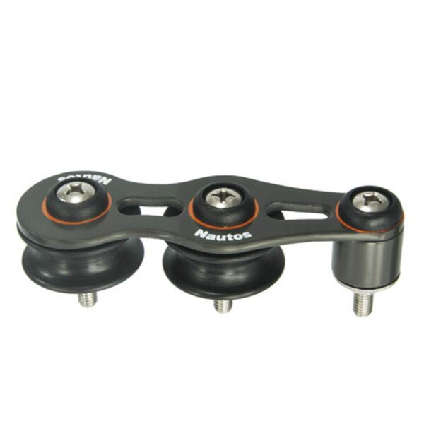 Organizador Nautos 91200N 36mm Duplo Roldanas Nylon - Imagem 3