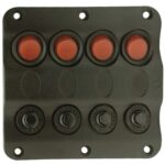 Painel 4 Interruptores Náuticos Led com disjuntor - Imagem 2