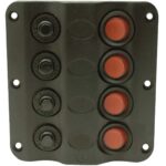 Painel 4 Interruptores Náuticos Led com disjuntor - Imagem 4