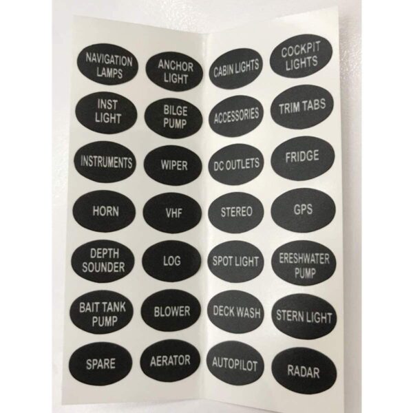 Painel 4 Interruptores Náuticos Led com disjuntor - Imagem 6