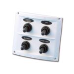 Painel 4 Posições Switch Led 12V Branco Trem - Imagem 3