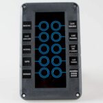 Painel Interruptores Náutico 10 Posições PCE-10 Arieltek - Imagem 2