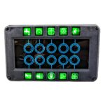 Painel Interruptores Náutico 10 Posições PCE-10 Arieltek - Imagem 3