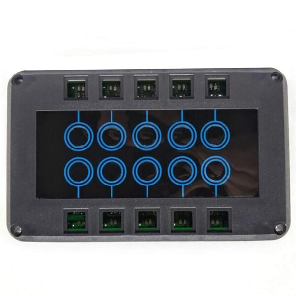 Painel Interruptores Náutico 10 Posições PCE-10 Arieltek - Imagem 4