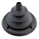 Passa-cabo de Comando até 12MM 4 Pol Preto Trem - Imagem 2