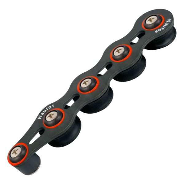 Passador Nautos 91204N 36mm Quadruplo Roldanas Nylon - Imagem 2