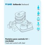 Ponteira Nautos 91648 Controle 4:1 Mordedor Estibordo - Imagem 3