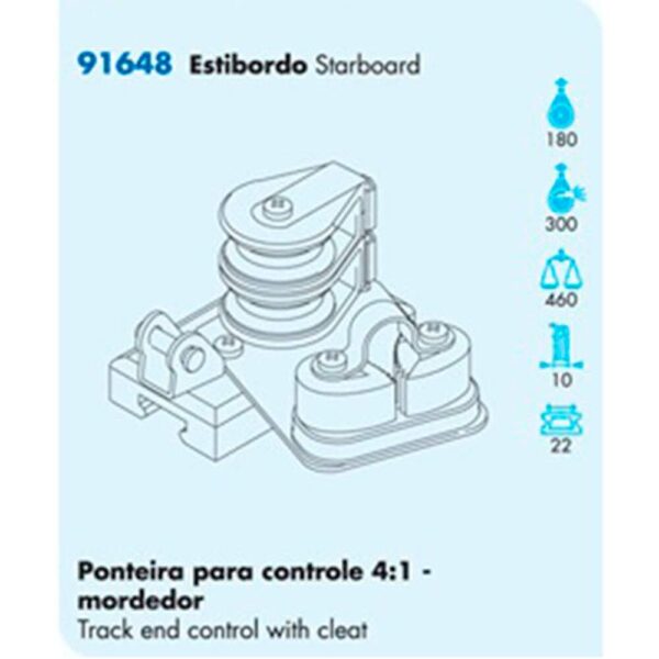 Ponteira Nautos 91648 Controle 4:1 Mordedor Estibordo - Imagem 3