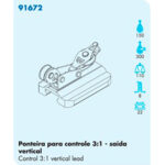 Ponteira Nautos 91672 Controle 3:1 Saída Vertical - Imagem 3