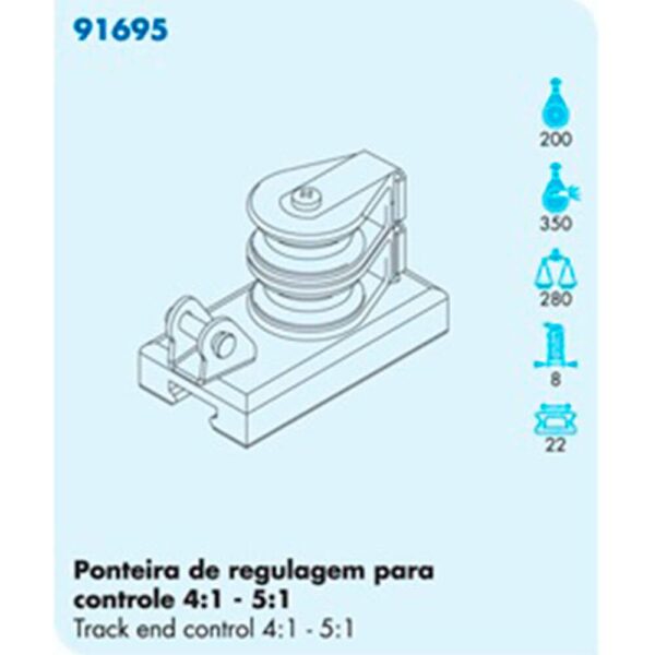 Ponteira Nautos 91695 Controle 4:1 5:1 - Imagem 2