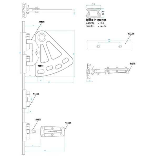 Ponteira Nautos 95504 Tala Batten Car Recirculante Média - Imagem 3