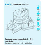 Ponteira Nautos 95659 Controle 4:1 5:1 Mordedor Boreste - Imagem 3