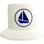 Porta Copos com Ventosa Trem Italy Plástico Branco com Estampa - Imagem 4