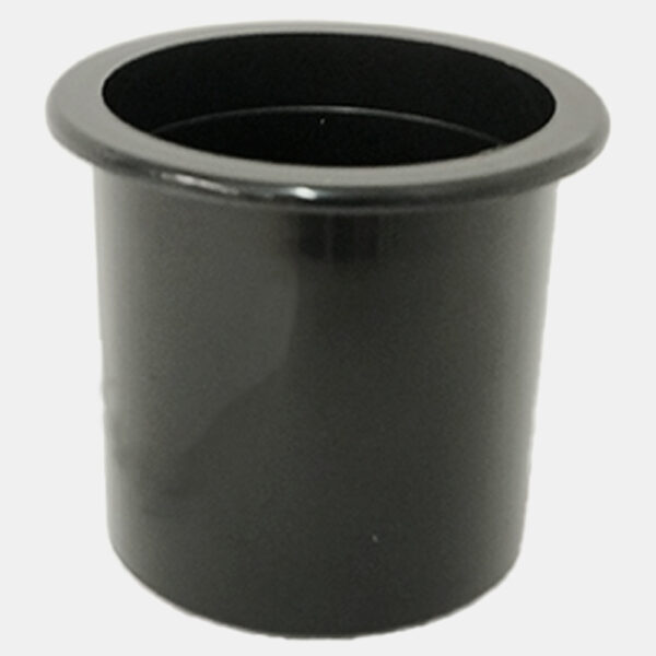 Porta Copo De Embutir Preto Grande 110X95mm - Imagem 2