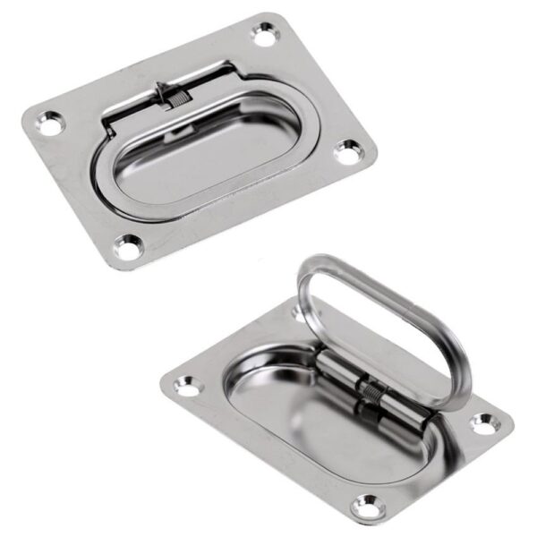 Puxador Náutico Inox 76X57mm - Imagem 3