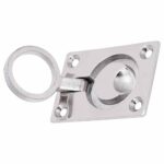 Puxador Náutico Retangular 63x44 mm Inox - Imagem 2