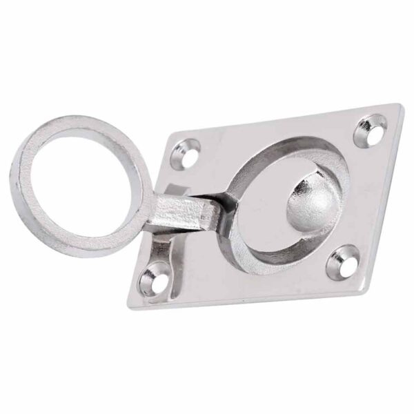 Puxador Náutico Retangular 63x44 mm Inox - Imagem 2