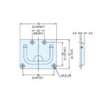 Puxador Náutico Inox Sorriso 76 X 56mm - Imagem 4