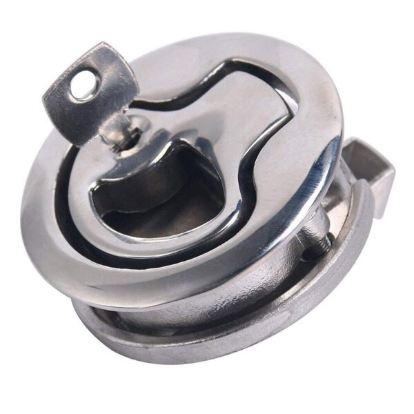 Puxador Trava com Chave Inox 62mm - Imagem 2