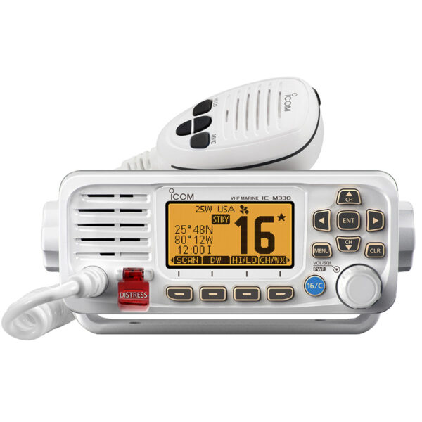 Rádio Marítimo VHF Fixo ICOM IC-M330 Dsc Branco - Imagem 5