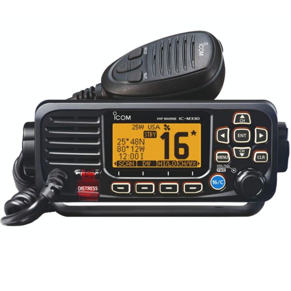 Rádio Marítimo VHF Fixo ICOM IC-M330 Dsc Preto - Imagem 2