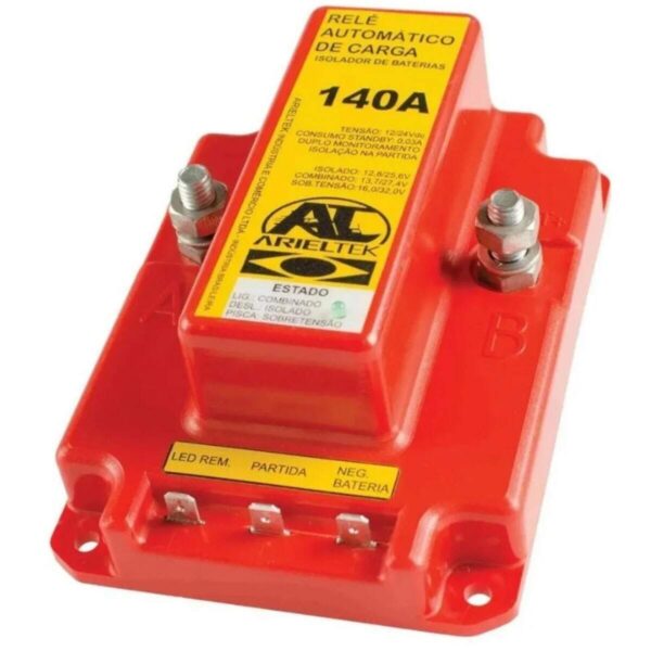 Rele de Carga Automático para Bancos de Baterias Arieltek 140A - Imagem 2