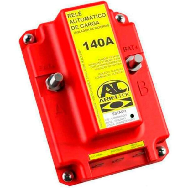 Rele de Carga Automático para Bancos de Baterias Arieltek 140A - Imagem 3