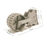 Rodas Dobráveis para Bote Inflável - Imagem 3