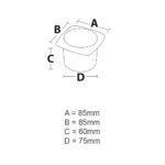 Saída De Ar Náutica Para Mangueira 3 Polegadas Branco - Imagem 4