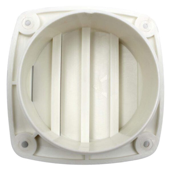 Saída De Ar Náutica Para Mangueira 3 Polegadas Branco - Imagem 2