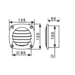 Saída de Ar Plástico Branco 4 Polegadas Plastimo - Imagem 4