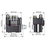 Solenóide Para Guincho Abaixo De 1000W Quick 4 Pinos 12V - Imagem 4